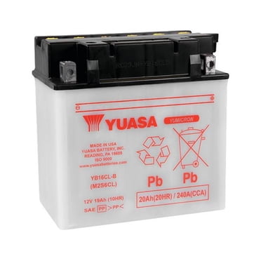 Yuasa Battery YUAM2S6CLTWN 12V YuMicron Batteries for YB16CL-B