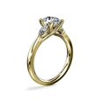 thumbnail image 3 of 0.70 Carat Excellent Oval Cut Real Diamond New Design Three Stone Ring for Wedding Solid 18K Yellow Gold Size 11, 3 of 8