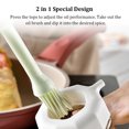 thumbnail image 3 of Oil Dispenser with Brush Opening Condiment Container Multifunctional Barbecue Baking Cooking Seasoning Jar Family Party Grilling Baking Tool Green, 3 of 9