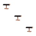 thumbnail image 1 of mmirethe Jewelry Display Rack | Showcase Bracelet Collection Durable And Eco-friendly Bracelet Display Wood Display Stand Black 3Set, 1 of 6