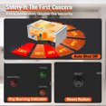 thumbnail image 4 of VEVOR 2-Pan Commercial Food Warmer, 2 x 12QT Electric Steam Table, 1500W Professional Countertop Stainless Steel Buffet Bain Marie with 86-185°F Temp Control for Catering and Restaurants, Silver, 4 of 9