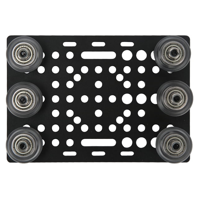 Gantry Plate, Aluminum V Gantry Panel Kit Wear Resistance For 3D Printer For CNC Lathe Transparent Pulley