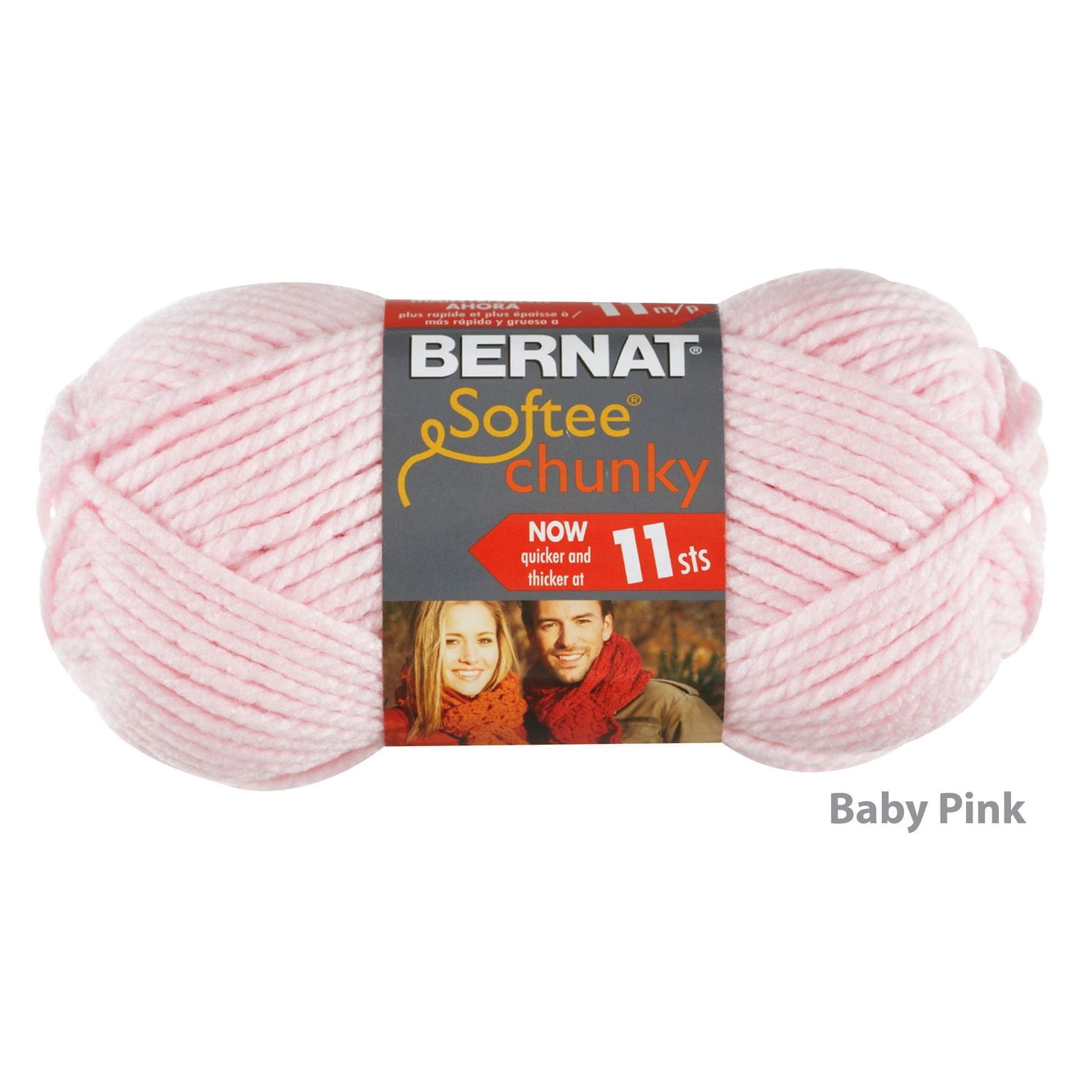 Bernat® Fil Softee® Chunky™, Acrylique #6 Super Volumineux, 3,5oz/100g, 108 Yards