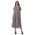thumbnail image 1 of Moomaya Tunique à Manches Courtes pour Femmes, Robes de Cocktail en Coton Flex Imprimées, 1 of 5