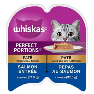 Whiskas Perfect Portions Salmon Entrée Paté Nourriture pour chats mouillés