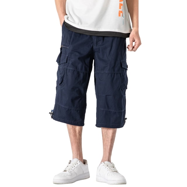 cllios Mens Cargo Pants Relaxed Fit Multi Pockets Pants Work Work Pants Loose Camping Cargo Pants