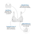 thumbnail image 2 of Bestform 9706238 Patterned Wireless Cotton Bra with Light Padding, 2 of 7
