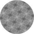 thumbnail image 1 of Ahgly Tapis Rond Lavable en Machine Intérieur Transitionnel Gris Fumé, 8 Pieds Rond, 1 of 7