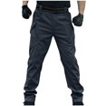 thumbnail image 1 of cllios Pantalon Tactique pour Hommes à Multiples Poches Pantalon Cargo de Randonnée Pantalon de Travail Léger pour Hommes Construction Pantalon de Travail Résistant à l'Eau, 1 of 6