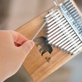 thumbnail image 5 of KAKOWELY tuning hammer 2pcs Kalimba Tuning Hammer Set Aluminum Alloy Sound Maintenance Tools For 15-Key And 17-Key Thumb Pianos Instrument Turning Accessories, 5 of 5