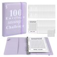 thumbnail image 1 of 100 Envelopes Saving Challenge Book A5 Size with Tools for Clear Tracking Ideal for Gifting, 1 of 4