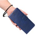 thumbnail image 4 of Wallet Case for Nothing Phone 3A Flip Cover with Card Slots, Magnetic Stand & Strap Blue, 4 of 5