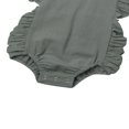 thumbnail image 5 of Baby Girl Ruffle Solid Color Romper Jumpsuit Outfit Sunsuit, 5 of 5