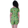thumbnail image 3 of Moomaya Pyjama en Coton pour Femmes, Ensemble de Nuit 2 Pcs avec Shorts, Ensembles de Pyjama avec Shorts, 3 of 7