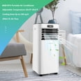 thumbnail image 2 of Costway 8,000BTU Portable Air Conditioner with Remote Control 3-in-1 Air Cooler w/ Drying, 2 of 10