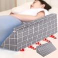 thumbnail image 1 of Chmadoxn Pillow Bed-Rest Support Pillow For Elderly Patient Turning Pillow Separation Triangular Pillow Nursing R-Shaped Pillow Foam Back Cushion, 1 of 6