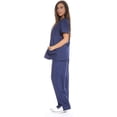 thumbnail image 5 of Women's Scrub Sets Six Pocket Medical Scrubs (V-Neck with Cargo Pant), 5 of 5