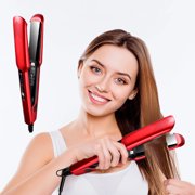 Weekly Deals! Gspmoly Curling Iron, Natural Curls, Hair Curler, Curling Wand,Negative Hair Straightener Without Damaging Hair Curls,Fast Heating Crimper Wand Curler In All Hair Type Hair Curling Iron