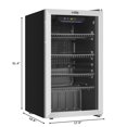 thumbnail image 3 of 18" 32 Cu Ft Beverage Refrigerator Merchandiser with Stainless Steel, 3 of 6