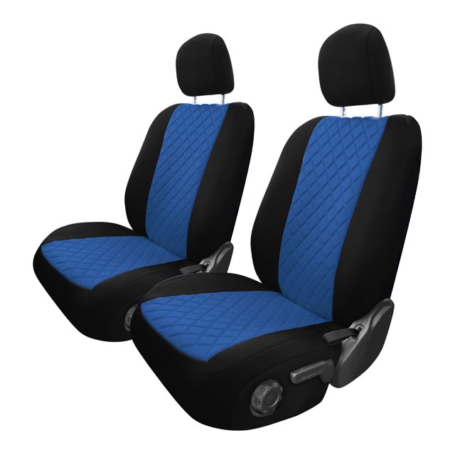 FH Group Neoprene Waterproof Custom Fit Car Seat Covers for 2020-2024 Jeep Gladiator Front Set Blue