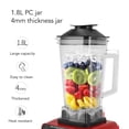 thumbnail image 3 of Countertop Blender, 4500W 1.8L Professional  Blender Baby Food Processor with 15 Speeds Multi Function Commercial Blenders for Shakes and , Nuts, Ice and Fruits, 3 of 8