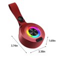 thumbnail image 3 of RXIRUCGD Haut-Parleur Bluetooth Portable Sans Fil Subwoofer Mini Haut-Parleur pour Maison Salle de Bain Extérieur, 3 of 7