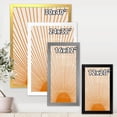 thumbnail image 4 of Designart Imprimé soleil orange III Art mural encadré, 4 of 4
