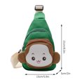thumbnail image 3 of Cute Monkey Style Kids Messenger Bag, Small Shoulder Bag, Soft Fabric Material, Fun Design, For Children, School Use, Portable Storage, Playful Aesthetic, Lightweight Construction, Travel Hzhnb, 3 of 9