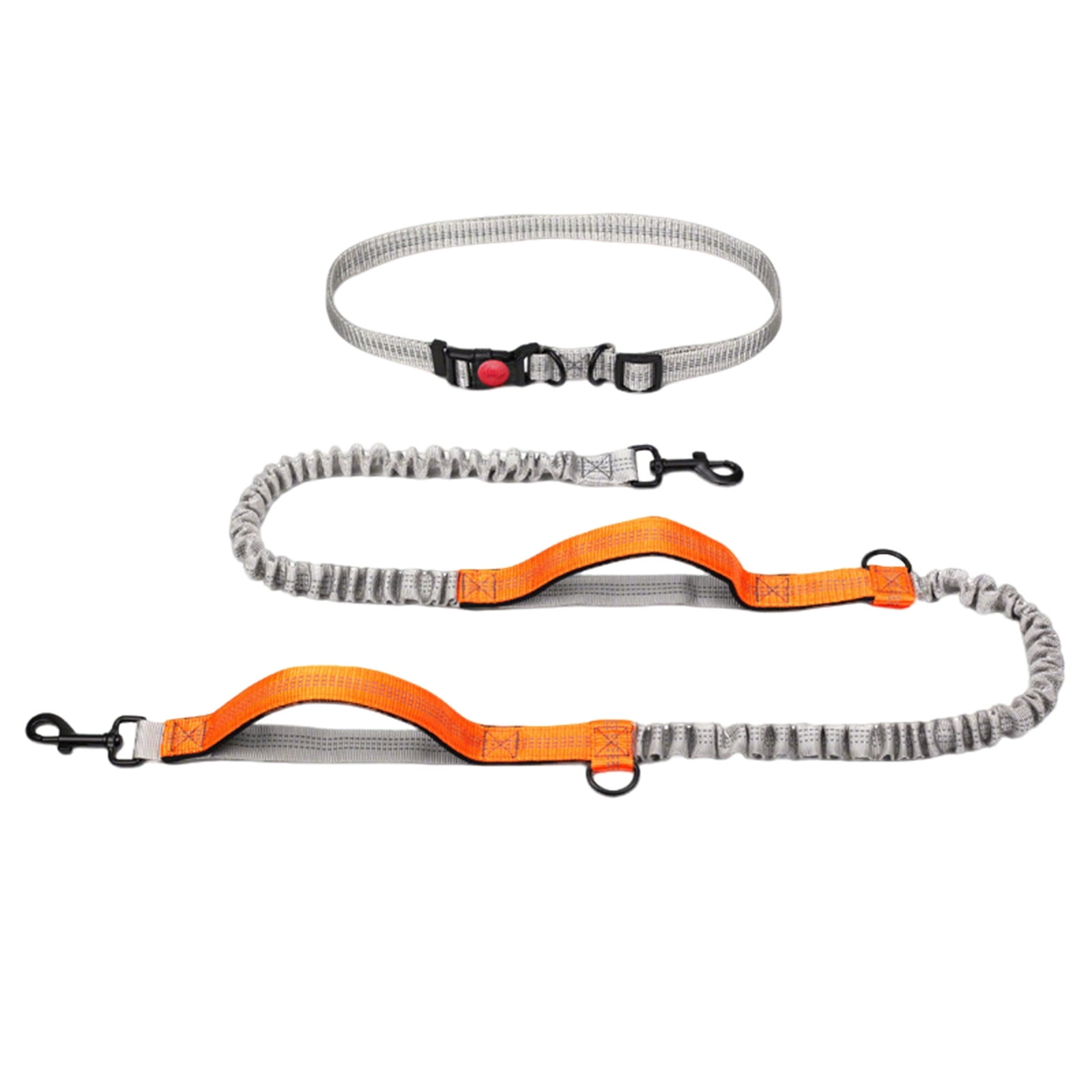 REK Pet Leash Outdoor Running Reflective Double Extendable Dog Leash Dog Chain Leash Pet Supplies