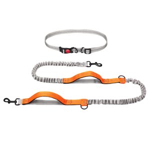REK Pet Leash Outdoor Running Reflective Double Extendable Dog Leash Dog Chain Leash Pet Supplies