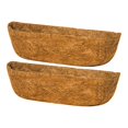 thumbnail image 1 of Mefallenssiah 2Pack Hanging Basket Coconuts Fiber Planter Inserts Replacement Liner for Flower Pot, 1 of 2