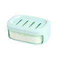 thumbnail image 1 of Cleaning Supplies Suction Cup Wall-mounted Soap Box Bathroom Double Soap Rack With Sponge Cleaning Soap Box Household Soap Rack Household Cleaning Tools on Clearance, 1 of 1
