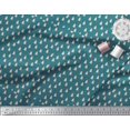 thumbnail image 3 of Soimoi Blue Poly Georgette Fabric Christmas Tree Print Fabric by the Yard 52 Inch Wide, 3 of 3
