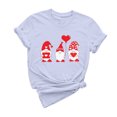 thumbnail image 2 of Meichang T-Shirts de la Saint-Valentin pour Femmes, T-Shirts Graphiques Amusants de la Saint-Valentin, Manches Courtes, Col Rond, T-Shirts de Fête en Liquidation, Cadeaux de la Saint-Valentin, 2 of 6