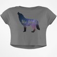 thumbnail image 1 of She Wolf Paysage de Ciel Nocturne Junior Boxy T-Shirt Court, 1 of 1