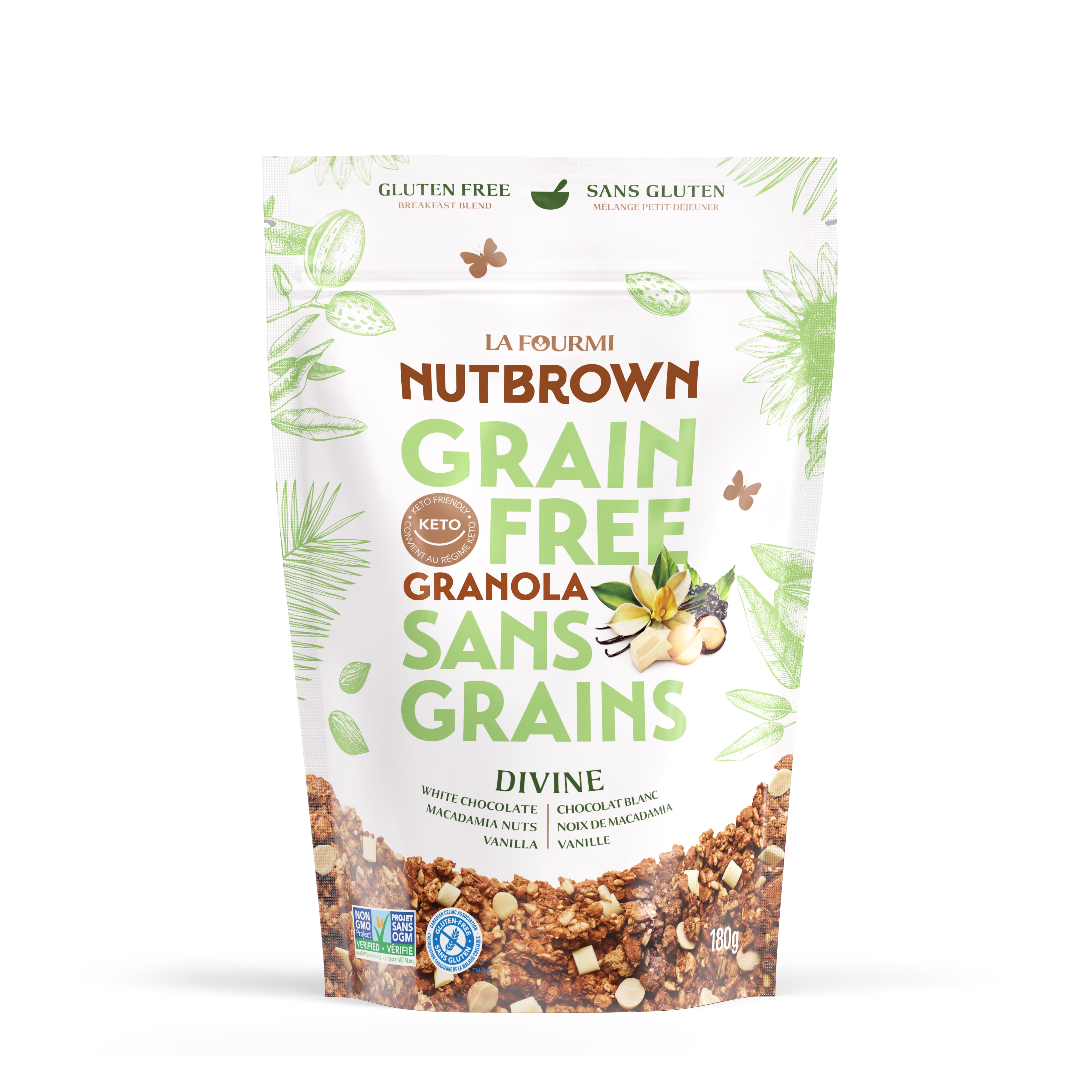 Nutbrown Divine, gluten free granola (180g)