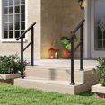 thumbnail image 2 of Costway 2 Pcs Main Courante pour Marches Extérieures avec Réglage d'Angle Flexible Trousse d'Installation, 2 of 9
