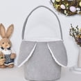 thumbnail image 3 of Easter Bunny Cute Candy Storage Toy Holder With Rabbit Ears For Kids Home Textile Storage, 3 of 6
