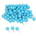 thumbnail image 4 of Map Tacks Marking Pins, Push Pins Map Tacks Easy Storage Durable  For Marking Locations Blue, 4 of 8