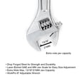 thumbnail image 2 of WorkPro 6"  Adjustable Wrench,Drop Forged Steel, 2 of 5