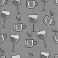 thumbnail image 1 of Ahgly Tapis d'Intérieur Lavable en Machine Carré Gris Foncé, 4 Pieds Carré, 1 of 7