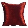 thumbnail image 3 of Euro Pillow, Rust Euro Sham Covers 26x26 inch (65x65 cm), Velvet European Shams, Solid Color, Ruched, Modern Euro Size Pillow Covers - Rust Beauty, 3 of 3