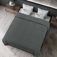 thumbnail image 4 of PiccoCasa Soft Lightweight Down Alternative Comforter, Dark Gray, Queen Size, 4 of 7