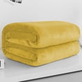 thumbnail image 4 of Solid Color Blanket Fleece Blanket Fleece Gift Yoga Cover Blanket French Fleece Blanket, 4 of 5