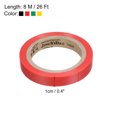 thumbnail image 2 of Uxcell Raquette de Tennis 26 Pieds, Ruban de Finition pour Badminton, Adhérence de Raquette, Rouge/jaune/vert/noir, Lot de 8, 2 of 6
