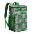 thumbnail image 1 of Vibrant Colorful Floral Insulated Backpack Cooler, Leakproof Cooler Bag with Exotic Flower Pattern for Outdoor Use, 1 of 6