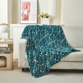 thumbnail image 4 of Mainstays Velvet Plush Throw,Winter Floral Print,Size:50X60", 4 of 5