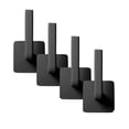 thumbnail image 1 of 4pc Hat Rack for Wall - Organizer for Baseball Caps Hooks for Wall No Drilling Hangers Closet Cowboy Hat Holder Display, 1 of 6