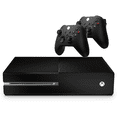 thumbnail image 1 of Microsoft - Xbox One Game Console 500GB Black with Two Retrofam Controllers (Refurbished), 1 of 5