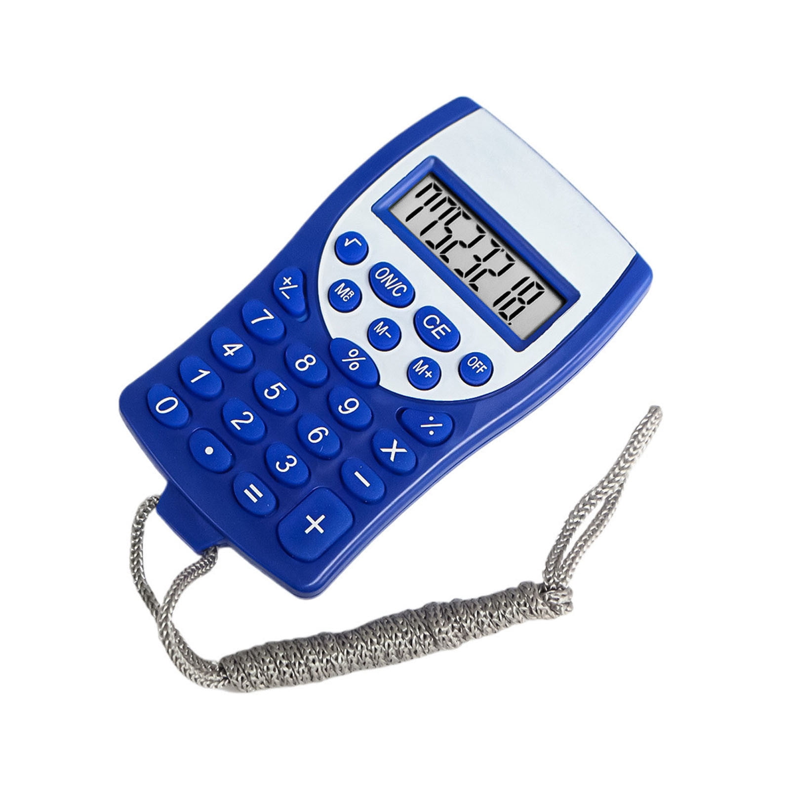 Nilvkv Colorful Handheld Calculator with Lanyard Portable for Home and Schoo1